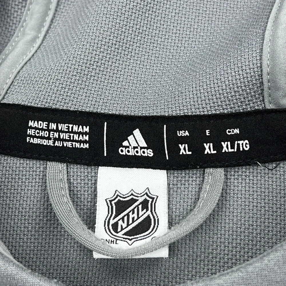 Minnesota Wild Adidas Hoodie Mens XL Gray NHL Hockey Team Pullover Sweatshirt